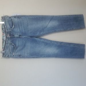 Sam Edelman The Kitten Straight Mid Rise Jeans Size 14/32 NWT